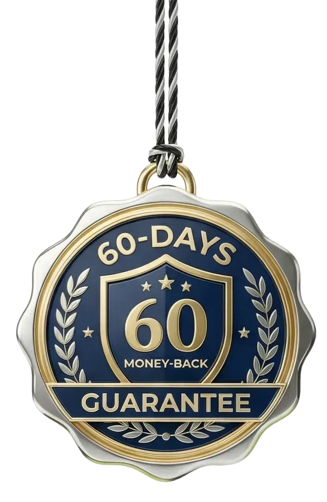 jellythin 60 day money back guarantee badge